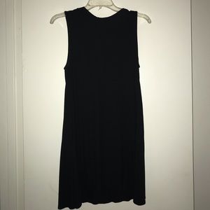 Cute black sleeveless cocktail dress